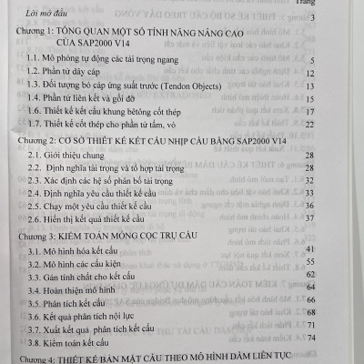 Sách - Phân Tích Và Thiết Kế Kết Cấu Xây Dựng Bằng Phần Mềm SAP 2000 Version 14 - Tập II: Phân Tích Công Trình Cầu