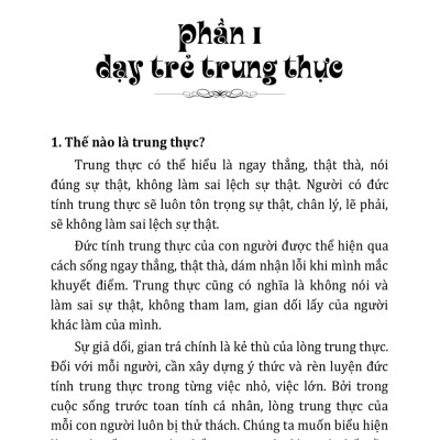 Kỹ Năng Giúp Trẻ Trung Thực