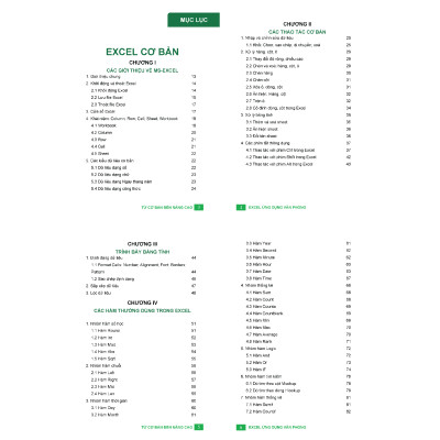 Combo 2 Sách Excel Và Word Ứng Dụng Văn Phòng Từ Cơ Bản Đến Nâng Cao  - N1