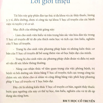 Y Học Cổ Truyền (Tái Bản 2022)