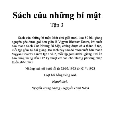 Sách Của Những Bí Mật  (CT)
