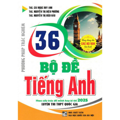Combo Tuyển Tập Đề Thi THPT Môn Toán - Văn - Anh Năm 2025 (Bộ 3 Cuốn) - HA