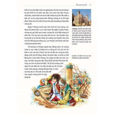 Những cuộc phiêu lưu của Gulliver - Tủ sách Danh tác trong nhà trường (bản rút gọn)