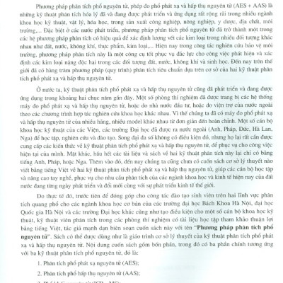 Phương pháp phân tích phổ nguyên tử