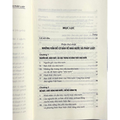 Sách - Giáo trình Đại cương về nhà nước và pháp luật (Tái bản lần thứ nhất)