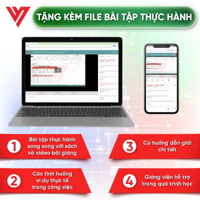 Combo 2 Sách Excel Và Word Ứng Dụng Văn Phòng Từ Cơ Bản Đến Nâng Cao  - N1