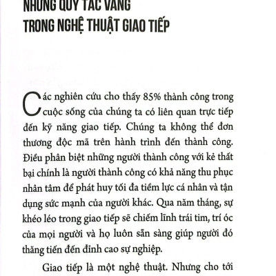 Nghệ Thuật Giao Tiếp Để Thành Công (Tái Bản 2019)