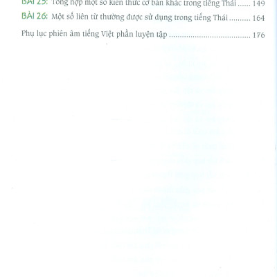 Quy Tắc Đọc Và Viết Tiếng Thái