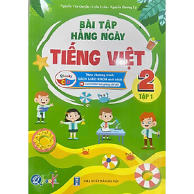 Bài tập hằng ngày Tiếng Việt 2 tập 1 - Biên soạn theo chương trình SGK Cánh diều