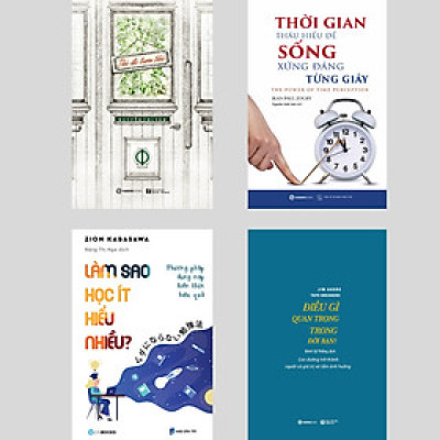 Bộ: Tôi Đi Tìm Tôi - Thời Gian - Thấu Hiểu Để Sống Xứng Đáng Từng Giây - Điều Gì Quan Trọng Trong Đời Bạn - Làm Sao Học Ít Hiểu Nhiều