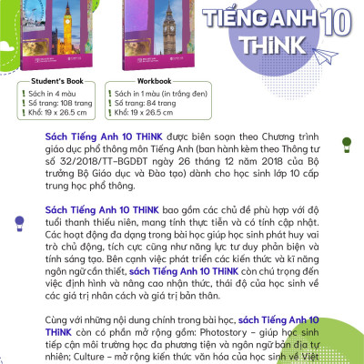 Sách Giáo Khoa Tiếng Anh 10 THiNK  (Sách Học Sinh)