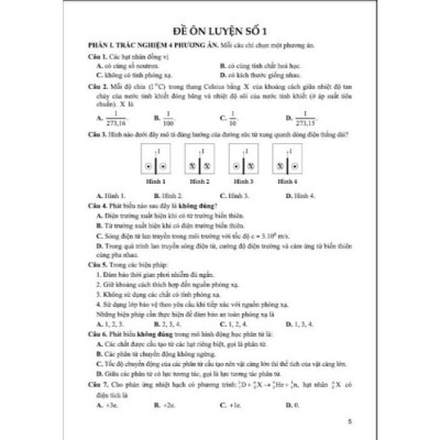 Bộ đề ôn tập thi tốt nghiệp THPT môn vật lí (thích hợp dùng cho các kì thi đánh giá năng lực) - HA