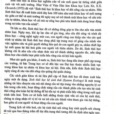 Sinh thái học hệ sinh thái