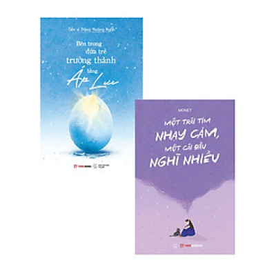 Combo Bên Trong Đứa Trẻ Trưởng Thành Bằng Áp Lực + Một Trái Tim Nhạy Cảm, Một Cái Đầu Nghĩ Nhiều (Bộ 2 Cuốn) - TIME