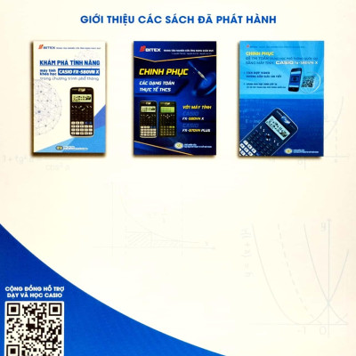 Cuốn Sách Cẩm Nang Sử Dụng Máy Tính Khoa Học Cho Casio Fx-880BTG Thế Hệ Mới Lớp 6-12