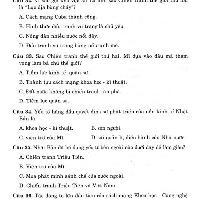 36 Bộ Đề Trắc Nghiệm Ôn Thi Trung Học Phổ Thông Quốc Gia 2019 - Khoa Học Xã Hội