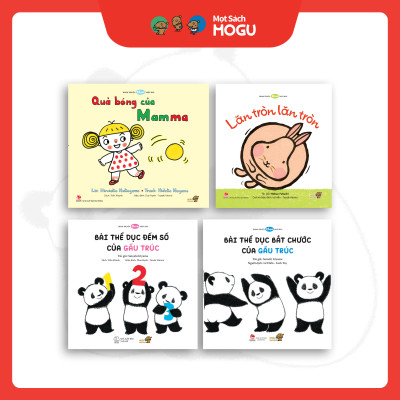 Truyện Ehon bé 1-2-3 tuổi - Bộ 4 cuốn Phát triển vận động