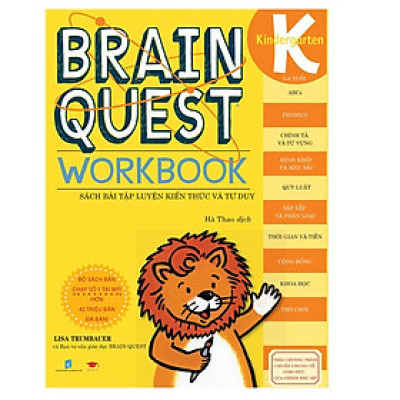 Sách Braint Quest WorkBook K ( 5 - 6 tuổi )