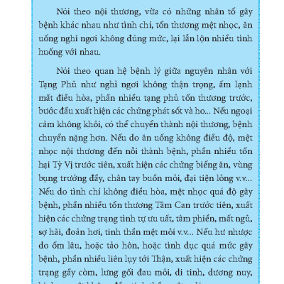Đông Y Nội Khoa Và Bệnh Án