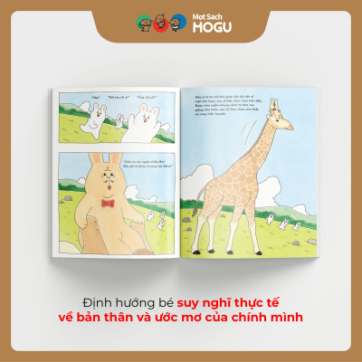 Truyện Ehon bé 3-4-5 tuổi - Thỏ Don Ussa bay lên trời