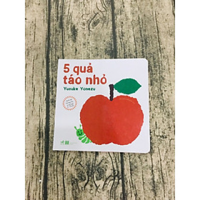 Sách Lật Tương Tác Song Ngữ - 0-3 Tuổi - 5 Quả Táo Nhỏ
