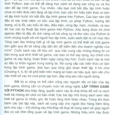 Lập Trình Game Với Python