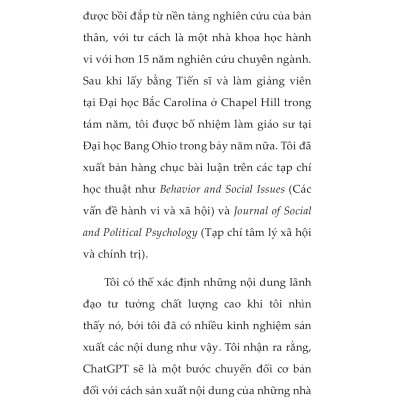 Chat GPT - Ứng Dụng Trí Tuệ Nhân Tạo Trong Công Việc