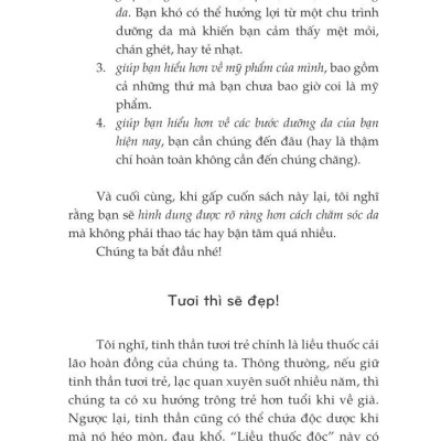 Dưỡng Da Tối Giản