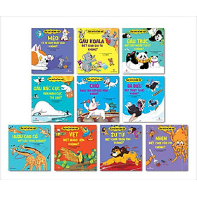 Kim Đồng - Combo Thế giới động vật (10 quyển)