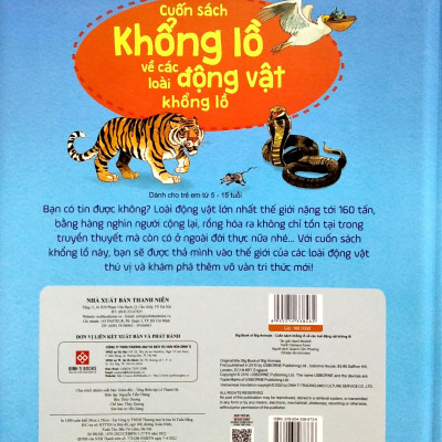 Sách Tương Tác - Big book - Cuốn sách khổng lồ về các loài động vật khổng lồ