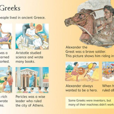 Sách Khoa học thiếu nhi tiếng Anh: Ancient Greeks