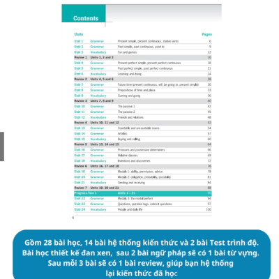 Sách - Trọn Bộ Giáo Trình Tiếng Anh Destination Grammar & Vocabulary B1, B2, C1&C2 - MCBooks