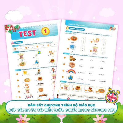 Sách Phiếu Ôn Hè Tiếng Anh Lớp 2 - Megabook