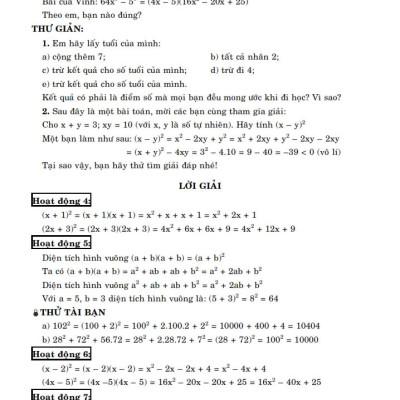 Phát Triển Tư Duy Đột Phá Giải Bài Tập Tài Liệu Dạy Và Học Toán - Lớp 8  (Tập 1)