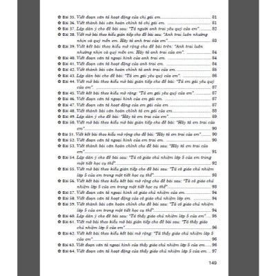 Sách - 199 BÀI TẬP LÀM VĂN CHỌN LỌC 5 (Dùng chung cho các bộ SGK hiện hành) - HA