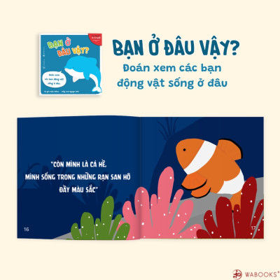 Sách Ehon Nhật Bản Combo 4 cuốn Bạn là ai vậy Dành cho trẻ từ 0 3 tuổi