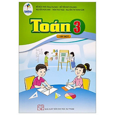 Sách giáo khoa Toán 3- tập một- Cánh Diều (Kèm Nilon bọc Sách)