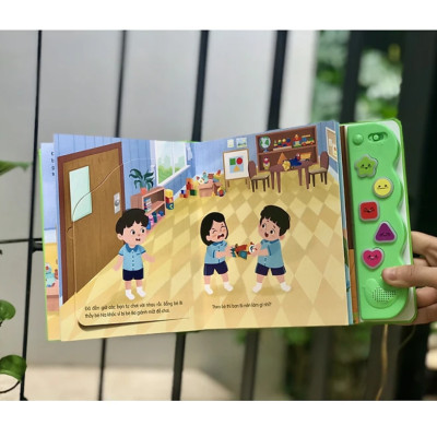Sách tương tác - Sách âm thanh - Bé ngoan học thói quen tốt