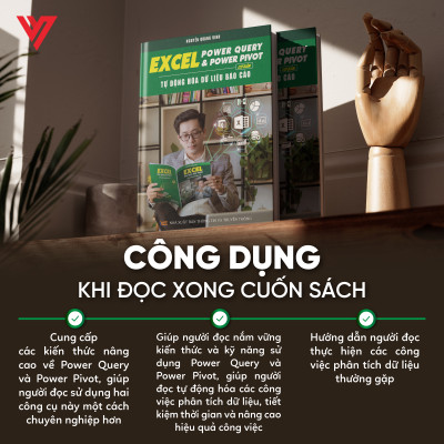 Sách Excel Power Query Và Power Pivot Tự Động Hóa Dữ Liệu Báo Cáo Cơ Bản ĐÀO TẠO TIN HỌC Có Kèm Video Khóa Học