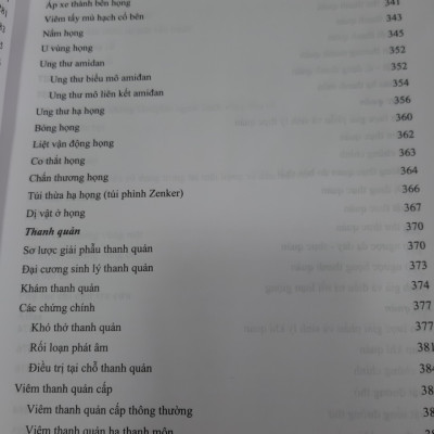 Bệnh Học Tai Mũi Họng - Đầu Mặt Cổ