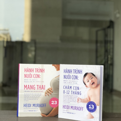 Combo Hành Trình Nuôi Con: Mang Thai + Chăm Con 0 -12 Tháng (Heidi Murkoff) - Omega Plus