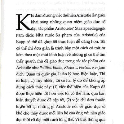 Aristotle Và Lý Tưởng Giáo Dục Hy Lạp Cổ Đại