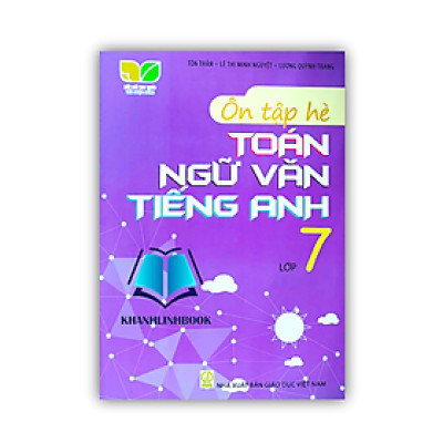 Sách - Ôn tập hè Toán - Ngữ Văn - Tiếng Anh lớp 7 ( Kết Nối )