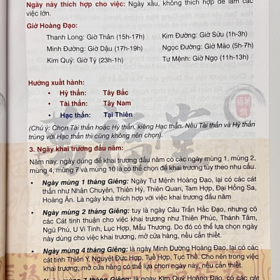 Sách - Lịch Trạch Cát Dụng Sự Năm 2025