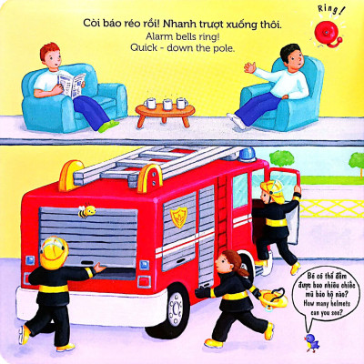 Sách Chuyển Động - Busy - Fire Station - Trạm Cứu Hỏa