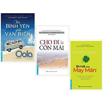 Combo Tìm Bình Yên Giữa Vạn Biến Oola + Cho Đi Là Còn Mãi + Bí Mật Của May Mắn (Khổ Lớn) - Bản Quyền