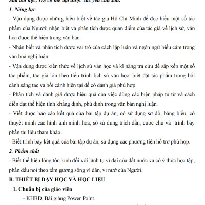 Sách - Kế hoạch bài dạy ngữ văn 12 - tập 1 (Kết Nối)