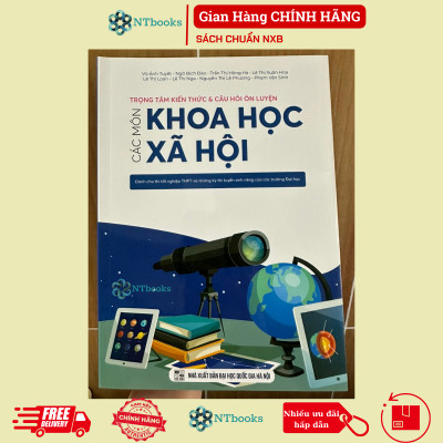 Sách Trọng tâm kiến thức & câu hỏi ôn luyện các môn Khoa học xã hội