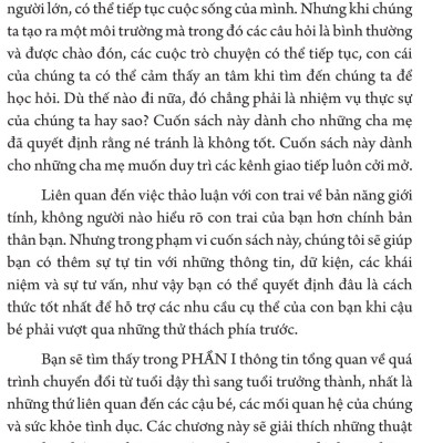 Giáo Dục Giới Tính Cho Con Trai - ML