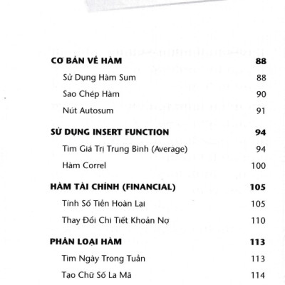 Tin Học Văn Phòng - Công Thức Và Hàm Excel (Tái Bản 2024)